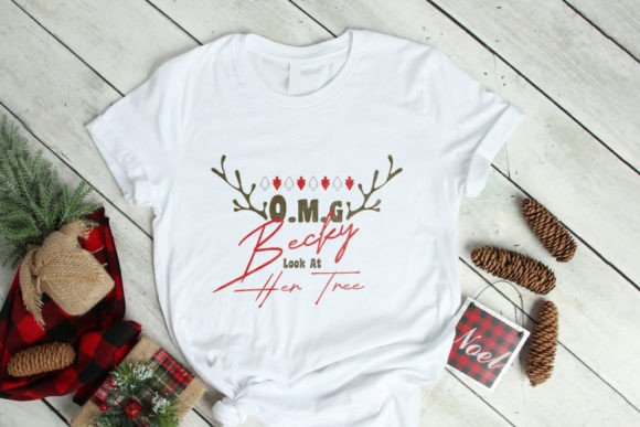 Calligraphic Christmas Quote Retro SVG Design