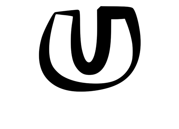Cute and Bold Uppercase Mono Letter U: A Versatile Design Asset for Creators