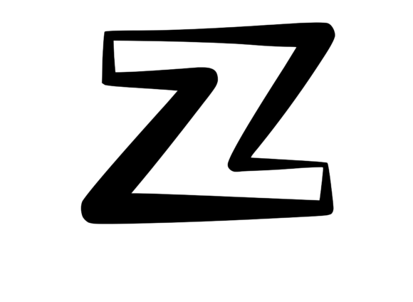 Cute Bold Uppercase Mono Letter Z