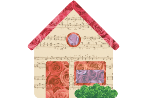Junk Journal House, Collage House: Integrating Whimsical Digital Assets into Creative Workflows