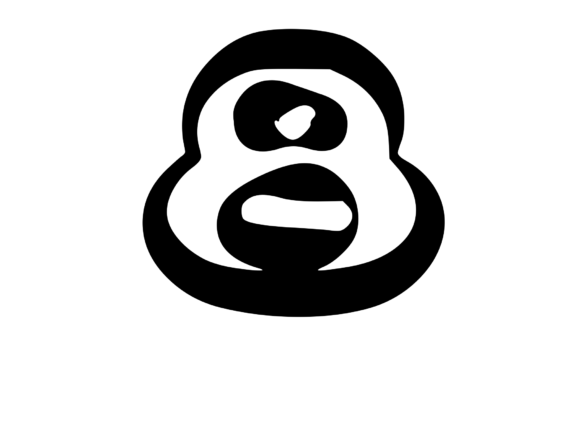 Strategic Visual Identity: Leveraging Cute and Bold Uppercase Mono Number 8