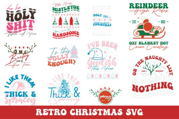 Streamlining Holiday Production with a Retro Christmas Sublimation SVG Bundle