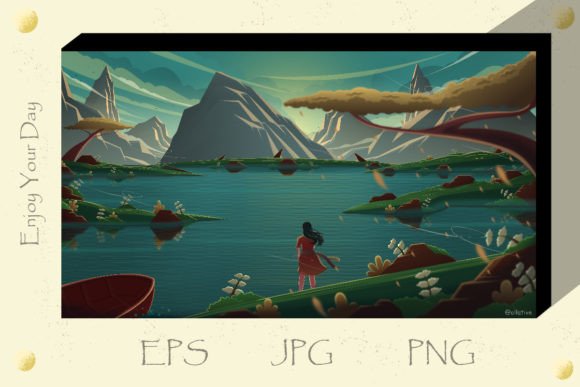 The Girl’s View Flat Illustration Guide